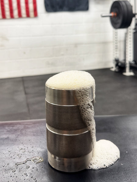 Load image into Gallery viewer, 3LB Manley™ - Knurled Stainless Pint