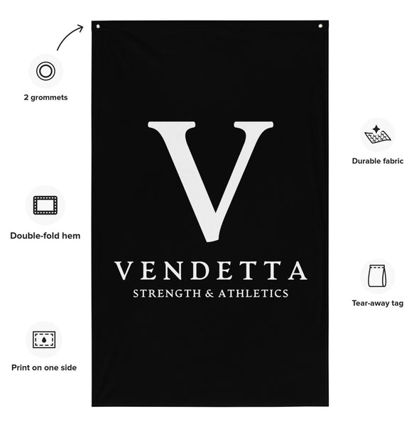 Load image into Gallery viewer, Vendetta Flag - Vertical
