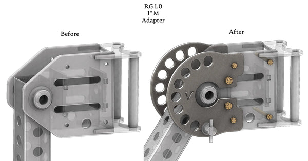 Load image into Gallery viewer, Vendetta 180° Adapters for 1" RG-M 1.0 Lever Arms