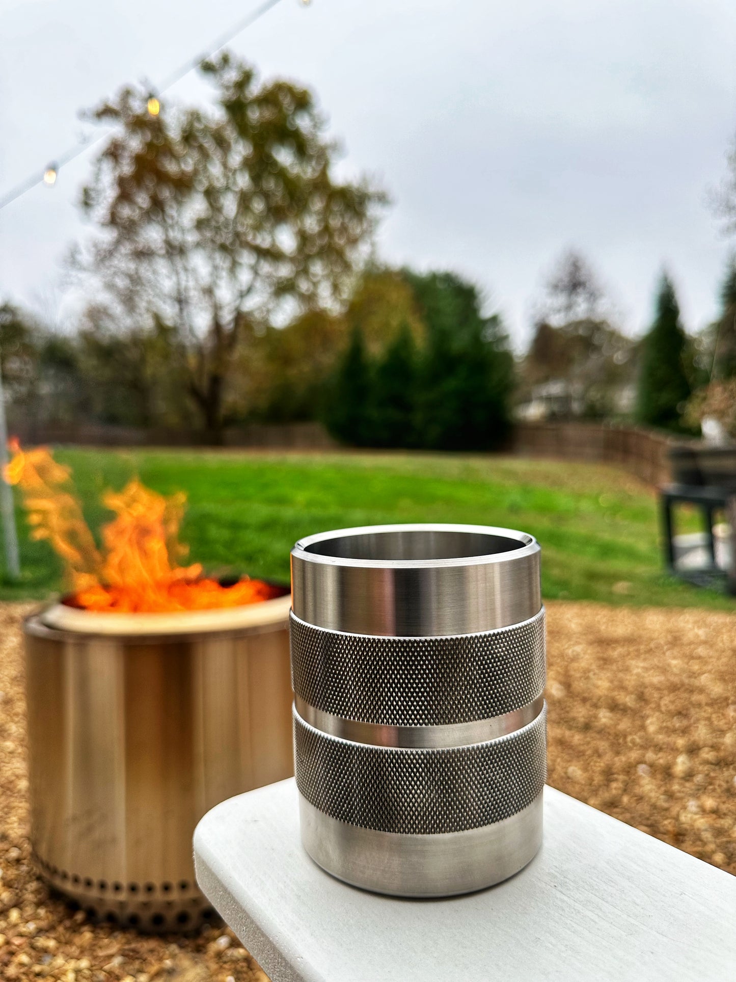 2LB Manely™ - Knurled Stainless Whiskey Cup