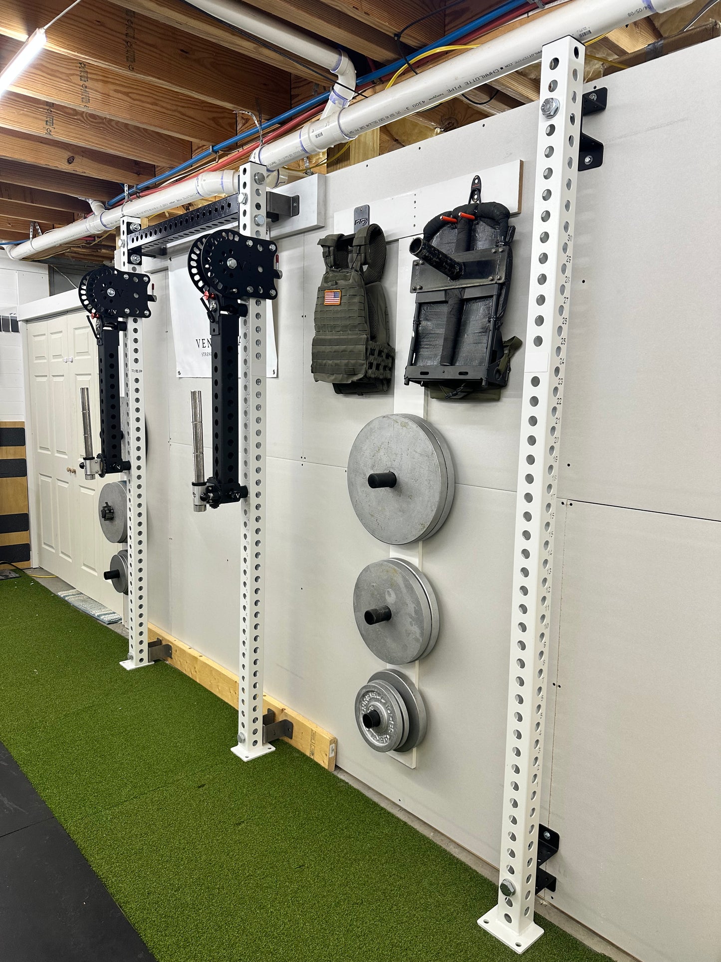 2" Upright Wall Mounts