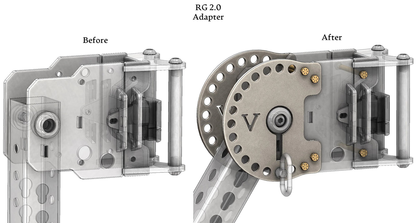 Vendetta 180° Adapters for RG 2.0 Lever Arms