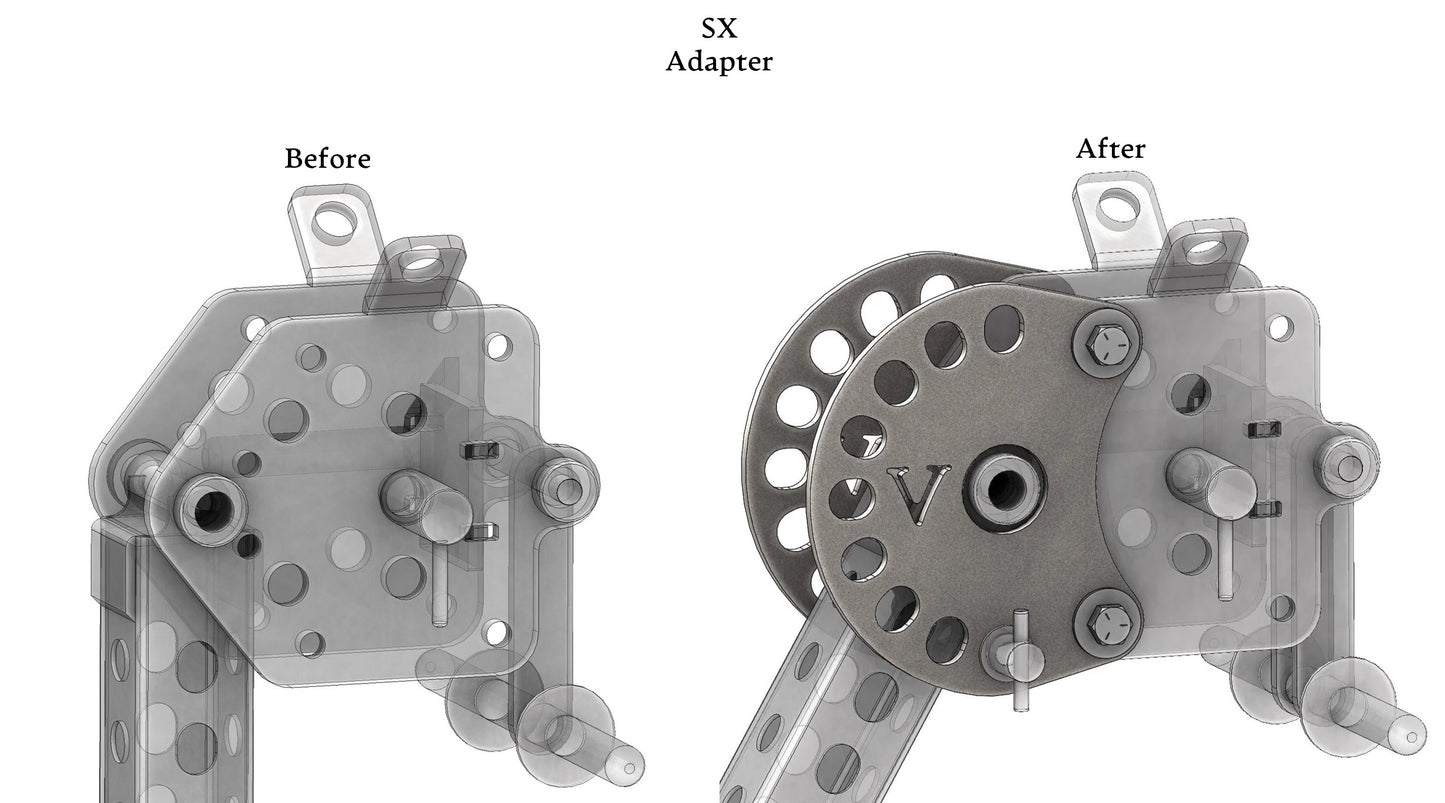 Vendetta 180° Adapters for SX Jammer Arms
