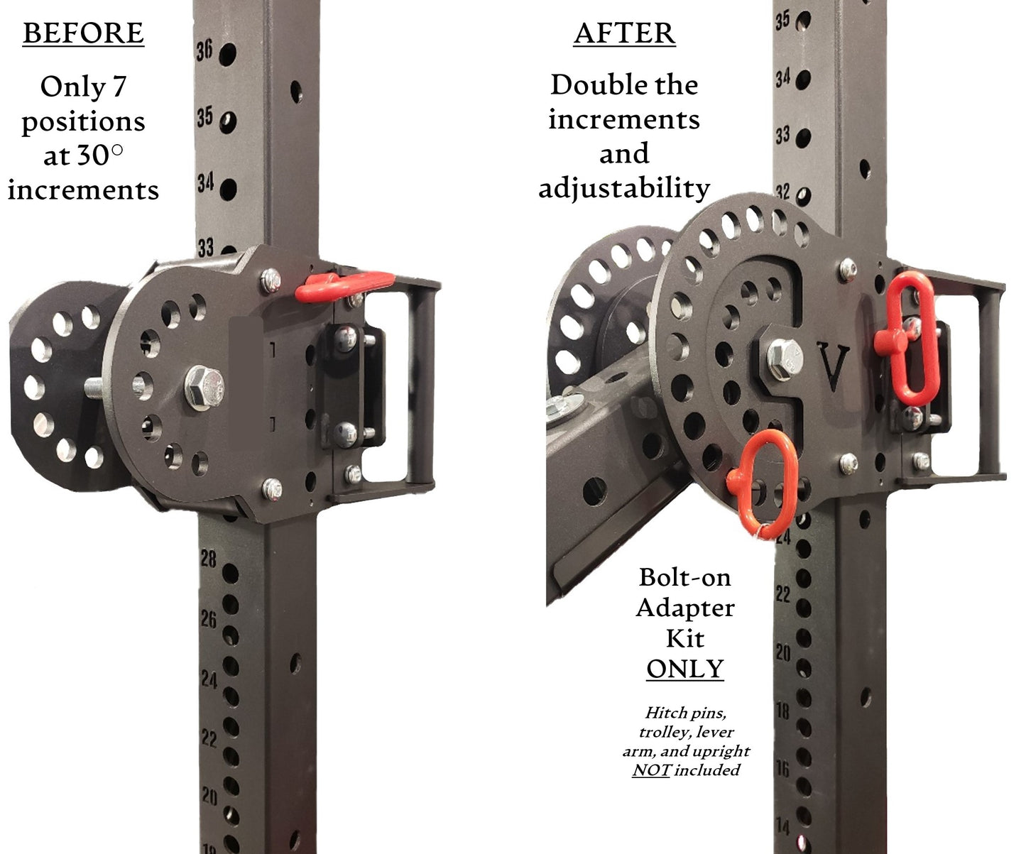 Vendetta 180° Adapters for BOS Sliding Lever Arms