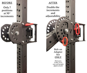 Vendetta 180° Adapters for BOS Sliding Lever Arms