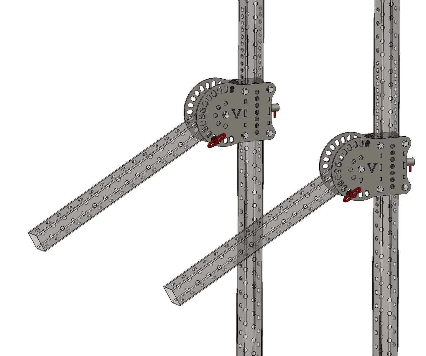 Vendetta 180° Adapters for 3x3 Titan Lever Arms