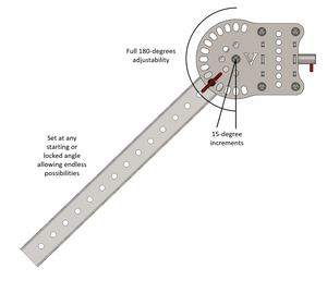 Vendetta Strength - 180 Degree Adjustable Lever Arm Mount