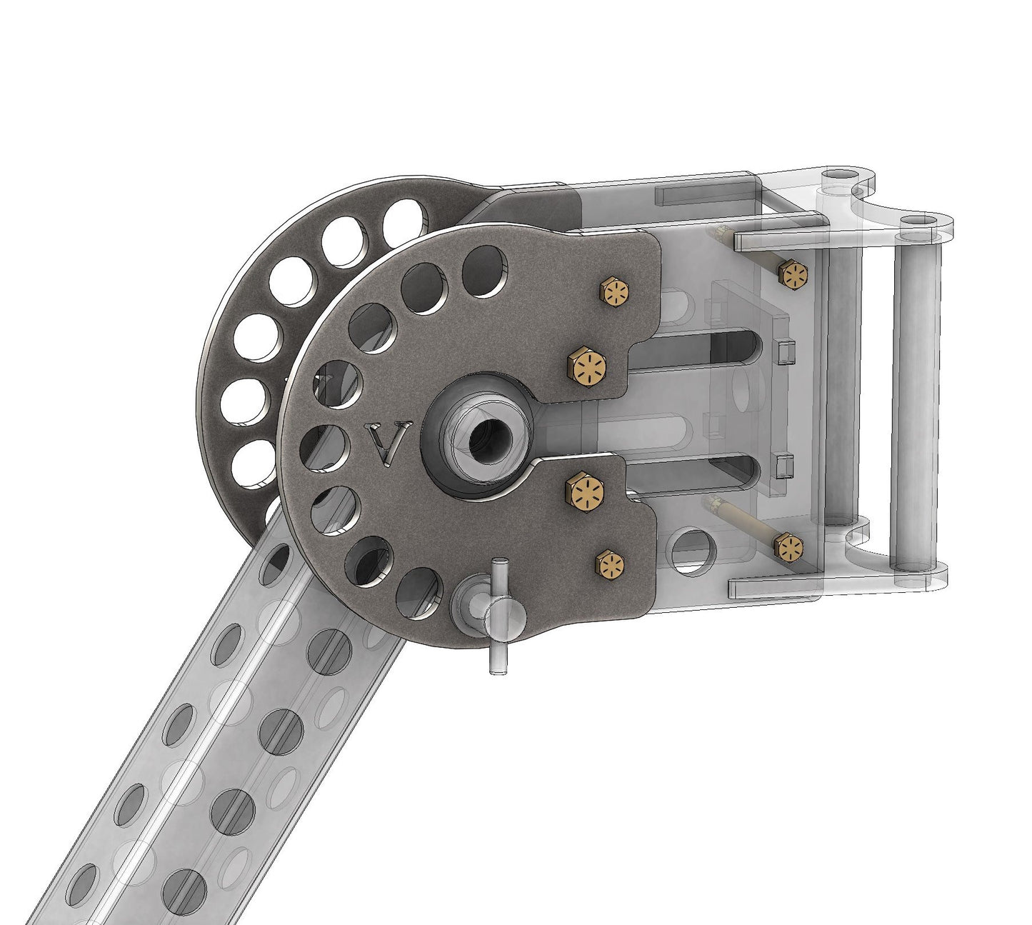Vendetta 180° Adapters for 1" RG-M 1.0 Lever Arms